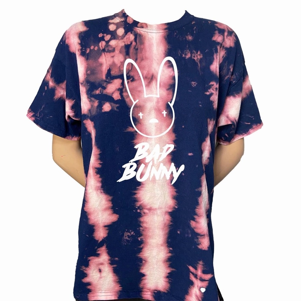 Bad Bunny Bleached Tees ,Yo Perreo Sola